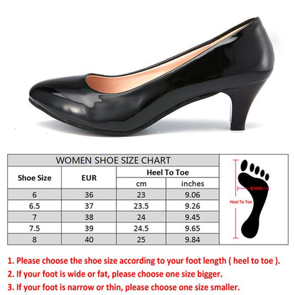 Women's Work Wedding Shoes – Ladies Low Mid High Heel