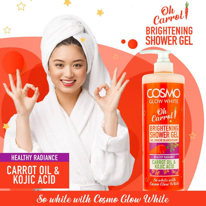 Cosmo Glow White on Carrot Brightening Shower Gel