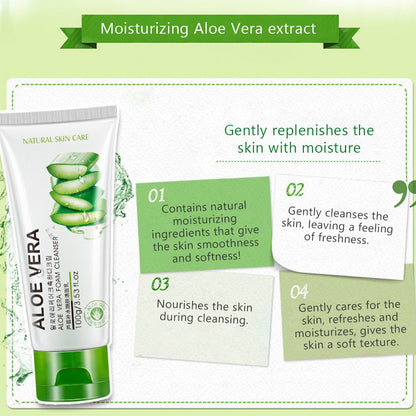 BIOAQUA Aloe Vera Foam Cleanser