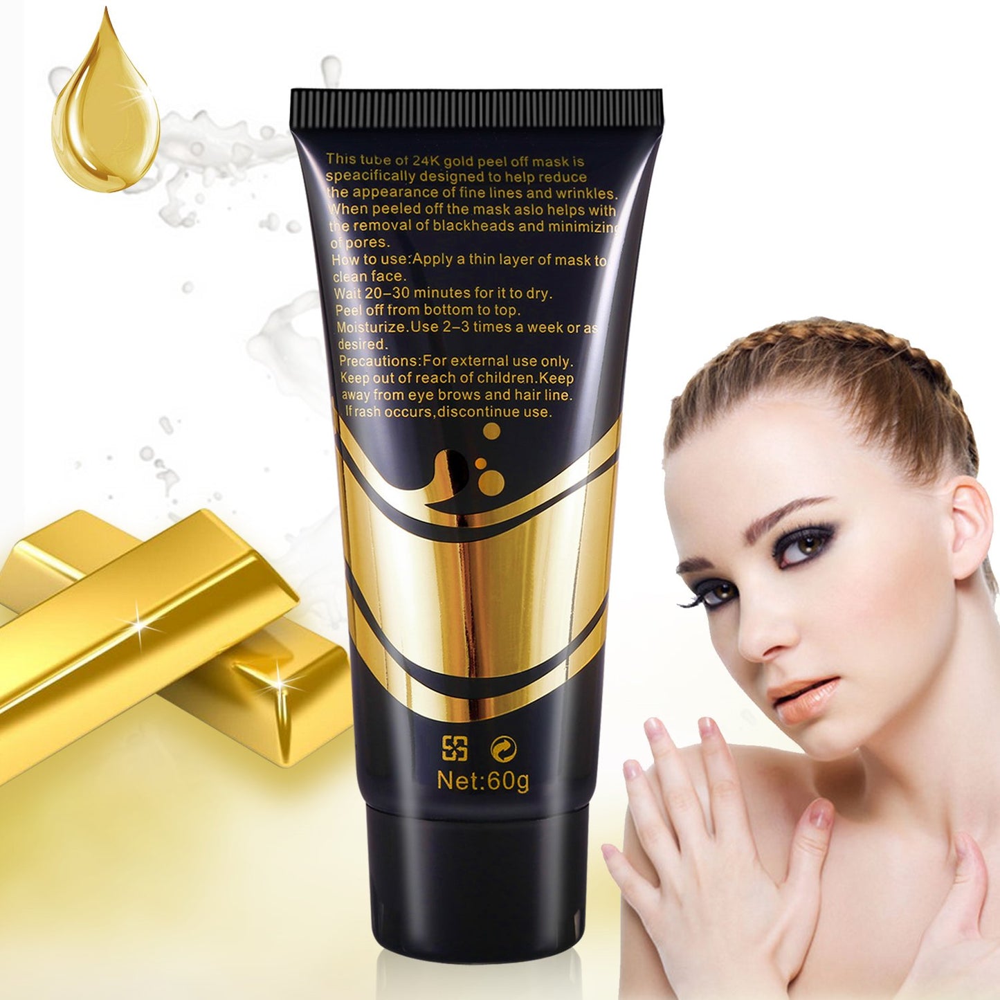Mabox Gold Collagen Peeling Off Mask