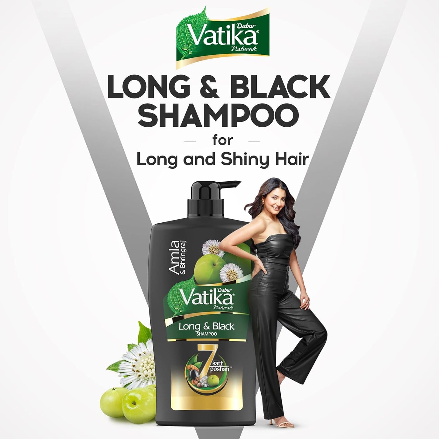 Dabur Vatika Amla Long & Black Shampoo