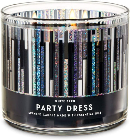 Bath & Body Works White Barn Party Dress 3-Wick Candle –411 g