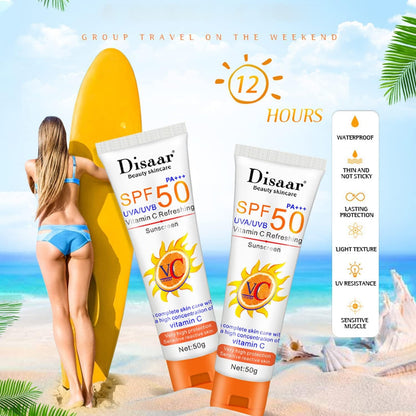 Disaar Vitamin C Refreshing Whitening Sunscreen SPF 50