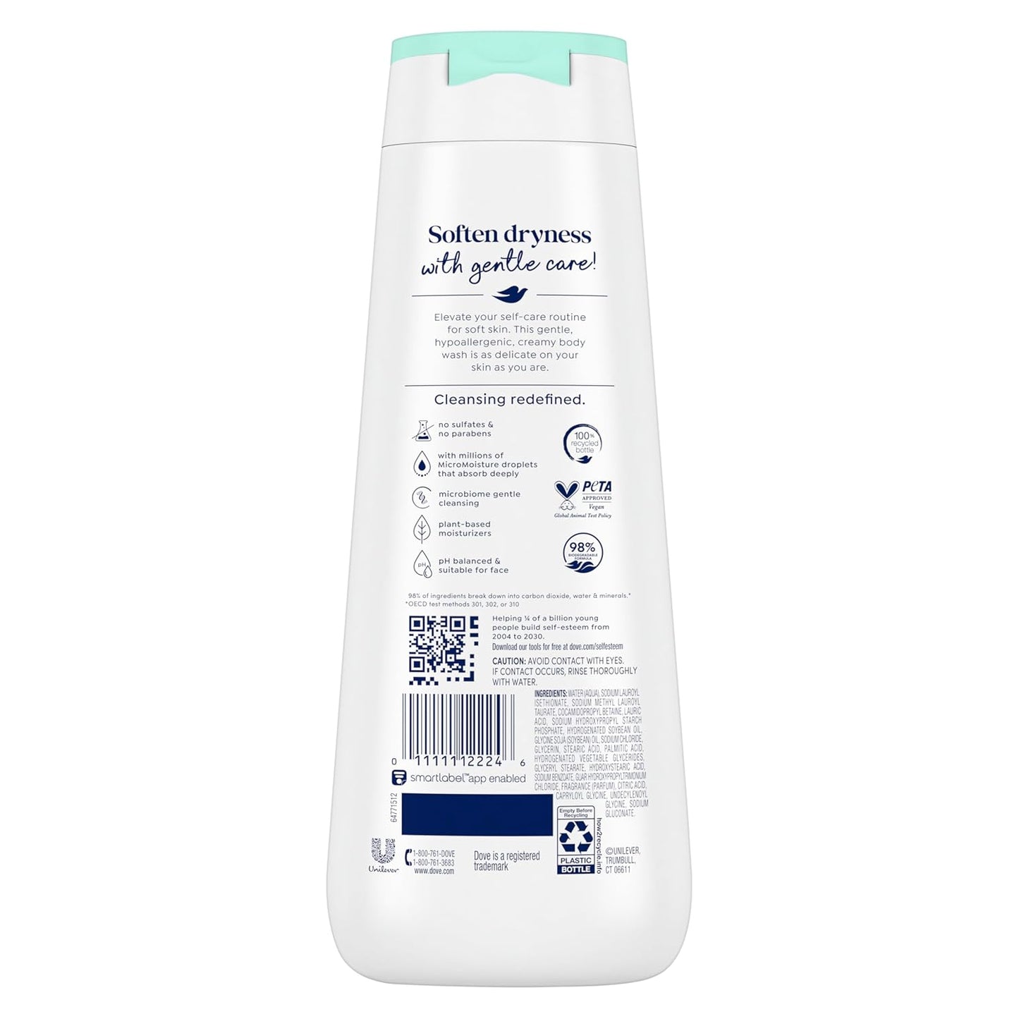 Dove Body Wash Sensitive Skin – 24hr Lotion Care