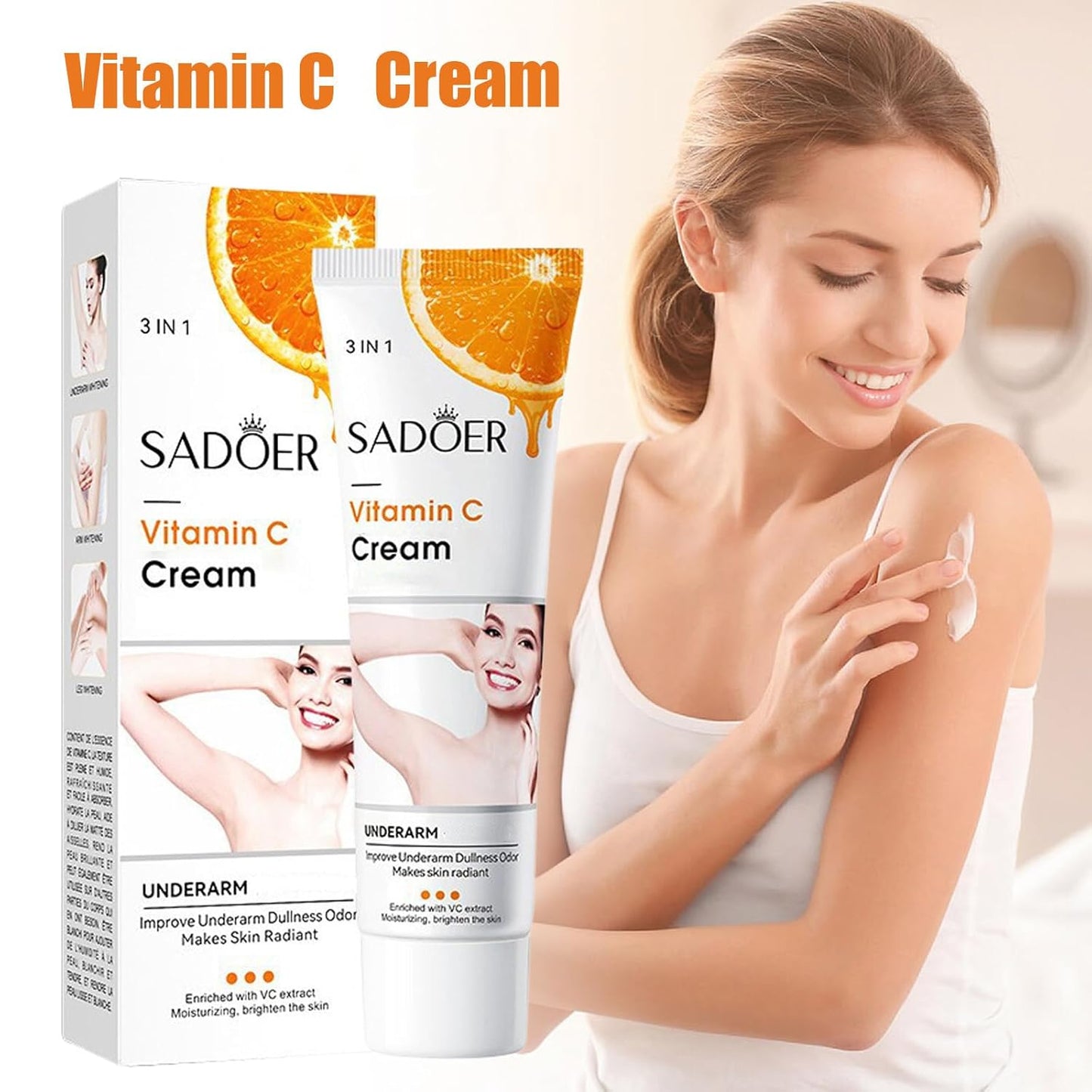 Sadoer vitamin c whitening cream