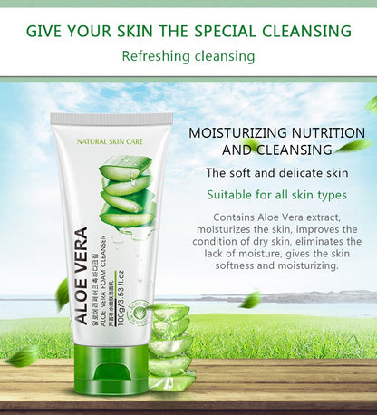 BIOAQUA Aloe Vera Foam Cleanser