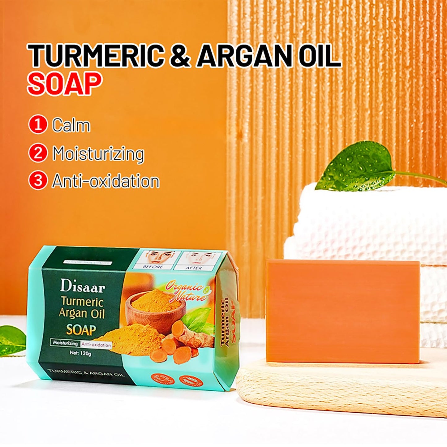 Disaar Turmeric Argan Oil Soap