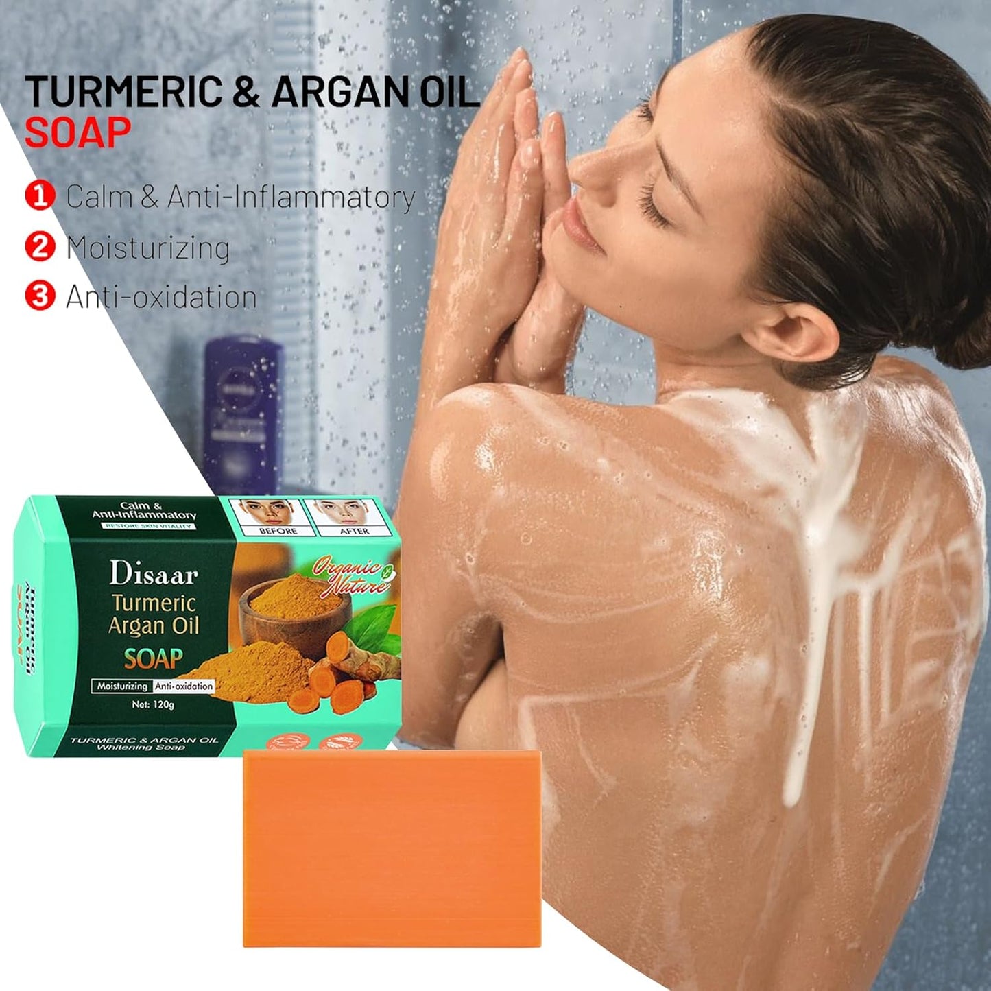 Disaar Turmeric Argan Oil Soap