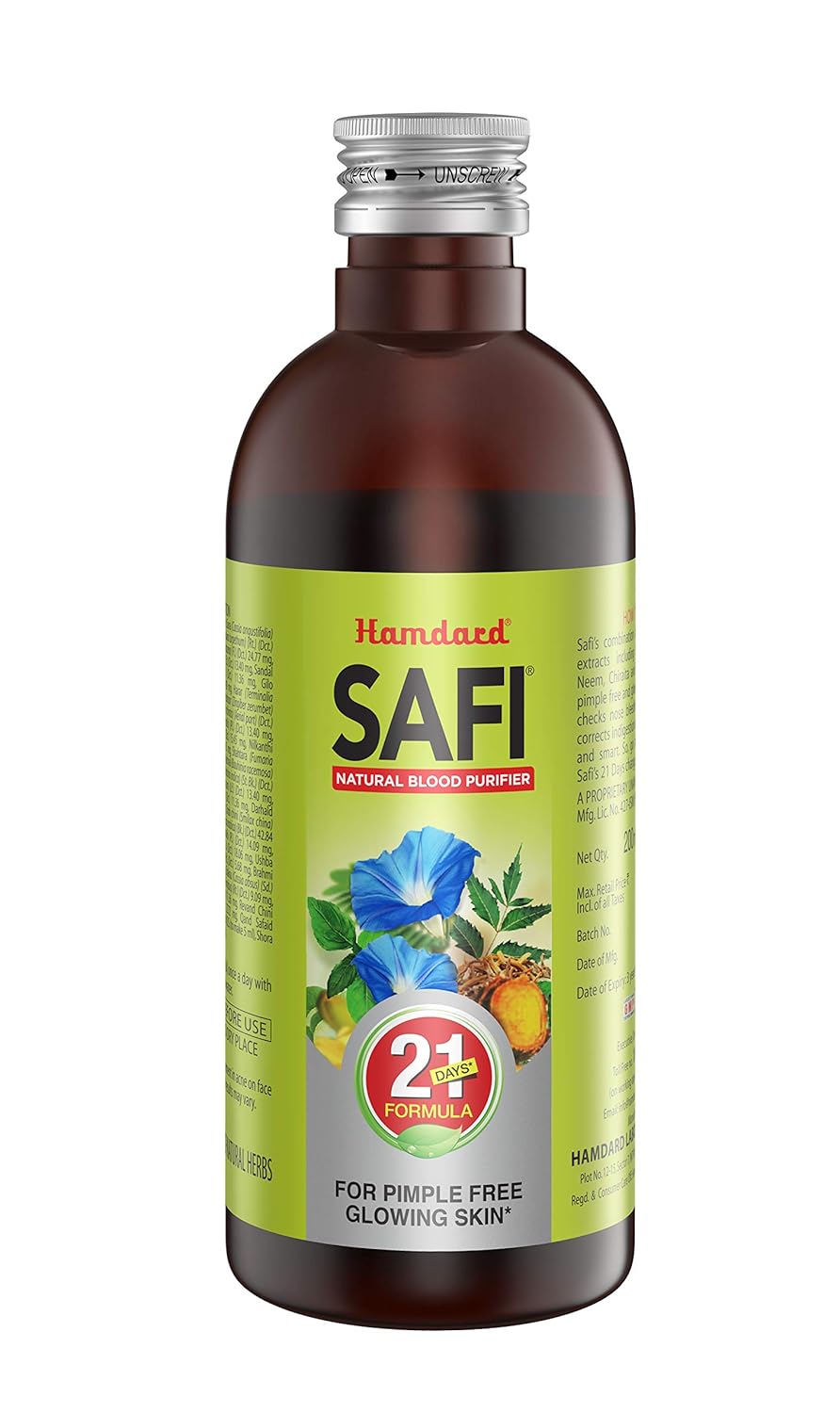 Hamdard SAFI NATURAL BLOOD PURIFIER - DETOX SYRUP