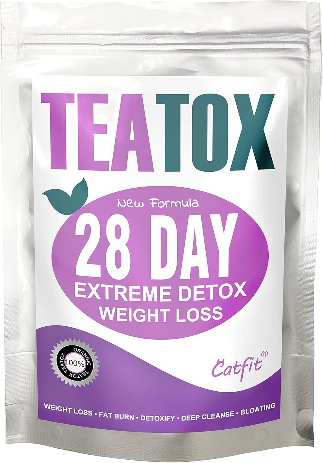 CATFIT Teatox 28 Day Extreme Detox | Extreme Detox and Weightloss Tea