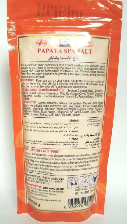 YOKO Papaya Spa Bath Salt with Papaya Extracts