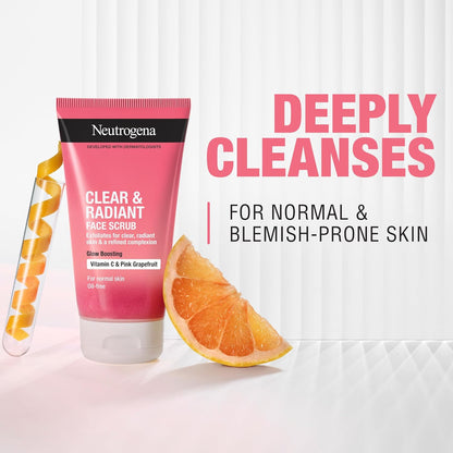 Neutrogena Refreshingly Clear Daily Exfoliator Pink Grapefruit & Vitamin