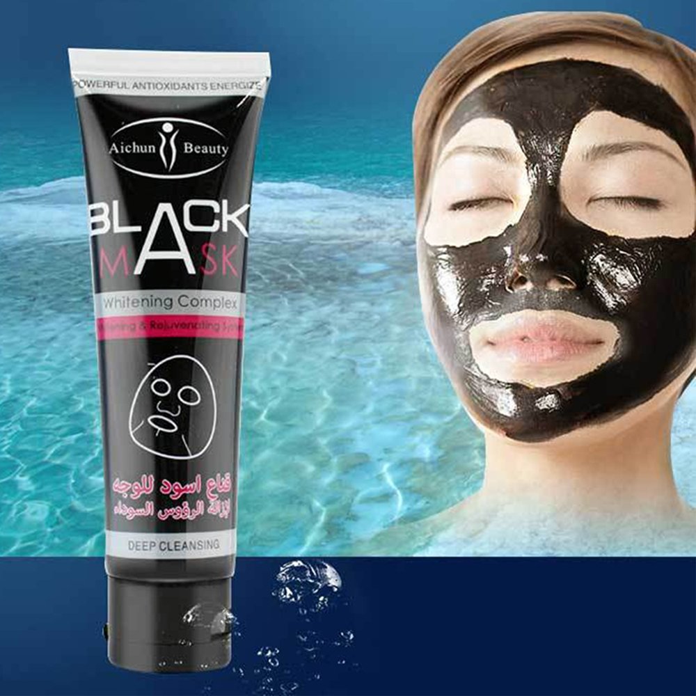 Aichun Beauty Black Facial Mask Whitening Complex + Free Black Head