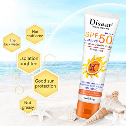 Disaar Vitamin C Refreshing Whitening Sunscreen SPF 50