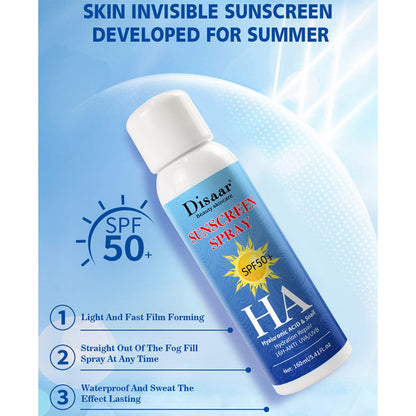 Disaar Sunscreen Spray Spf50+ HA - 160ml