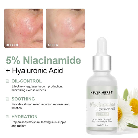 Neutriherbs Niacinamide + Hyaluronic Acid Serum