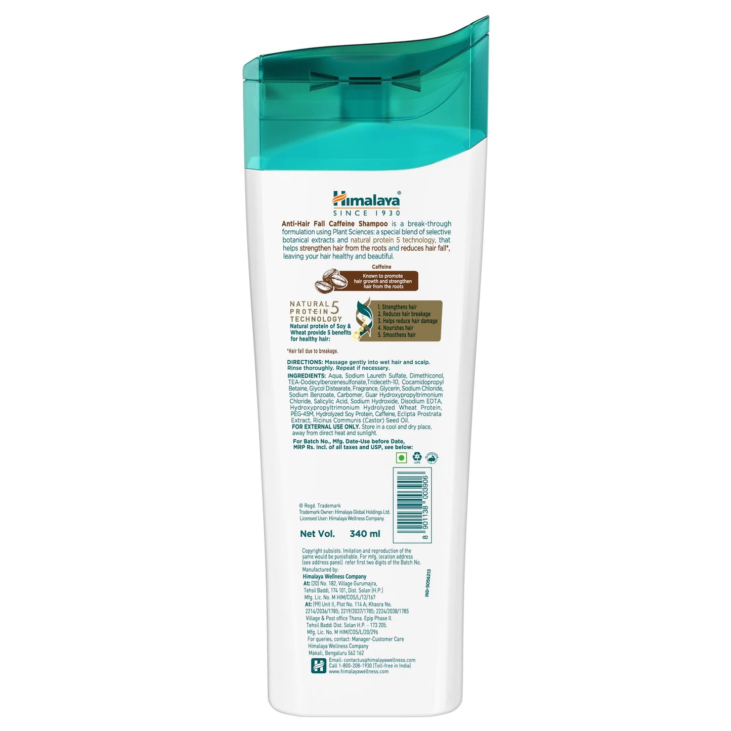 Himalaya Anti-Hair Fall Caffeine Shampoo