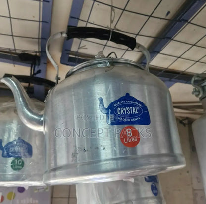 8 Litres Crystal Aluminium Kettle – Heavy-Duty & High-Capacity