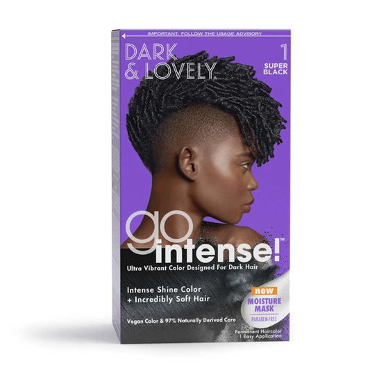 Dark and Lovely Go Intense Ultra Vibrant Hair Color – Super Black