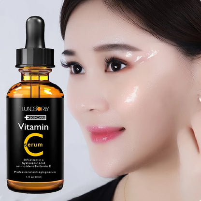 Lundborly Vitamin C Face Serum Anti-aging Anti-wrinkle Firming