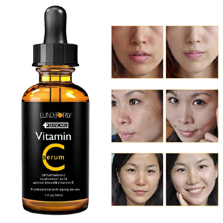 Lundborly Vitamin C Face Serum Anti-aging Anti-wrinkle Firming