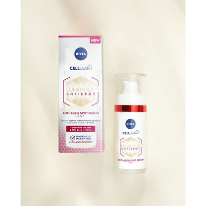 NIVEA Cellular Luminous630 Anti-Dark Spot 2-in-1 Anti-Age & Spot Serum – 30ml