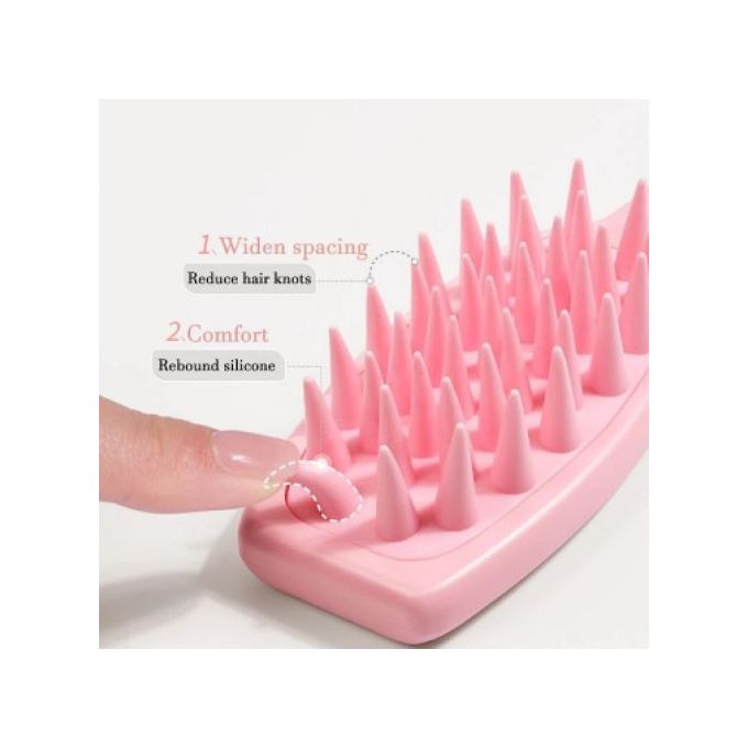 2pcs Silicone Scalp Massage Comb