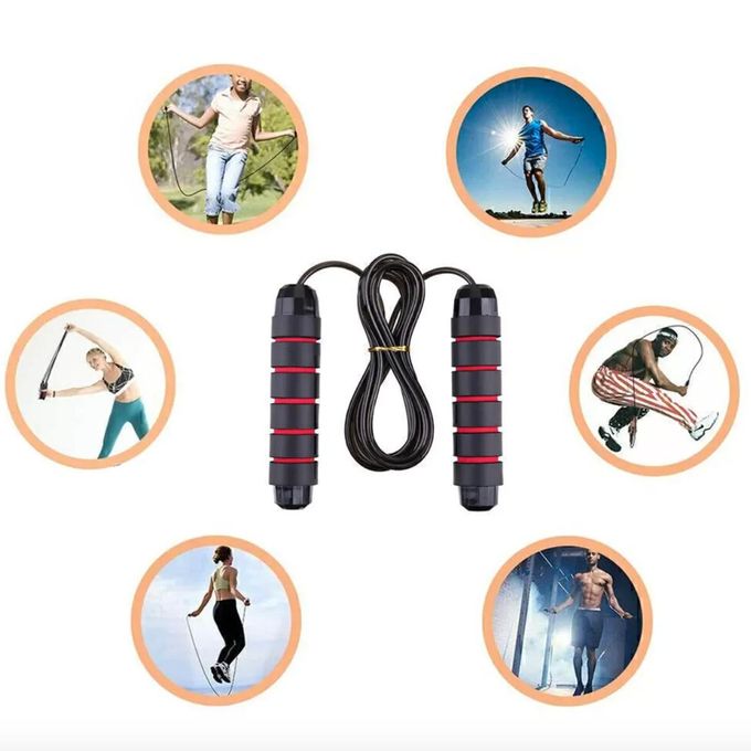 Wire Skipping Rope – Fat Burning Fitness Jump Rope