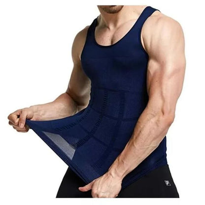 Men's Body Shaper Compression Vest – Abdominal Control & Support