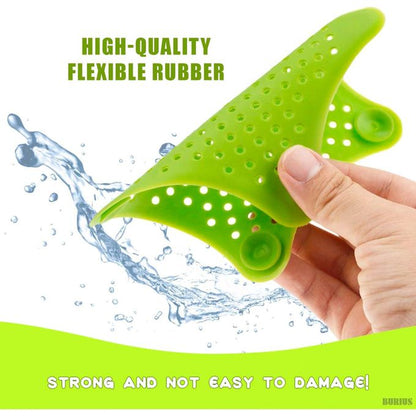 Silicone Star Design Kitchen and Bathroom Sink Filter / Hair Catcher / Waste Stopper Strainer