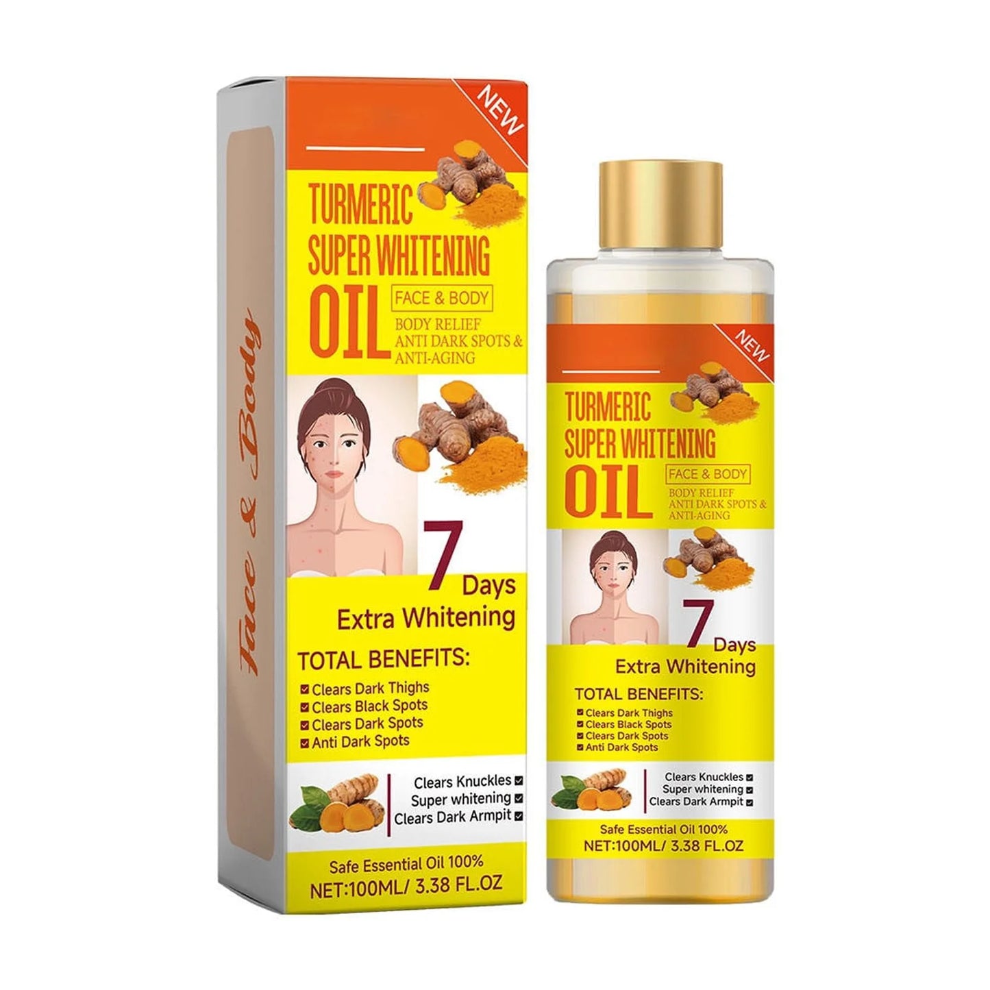 Veet Gold Turmeric Super Whitening Body Oil