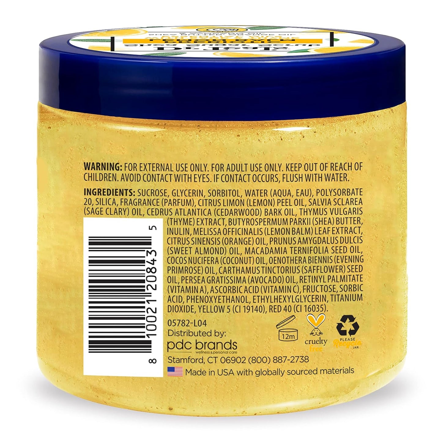 Dr Teal’s Shea Sugar Scrub with Prebiotic Lemon Balm