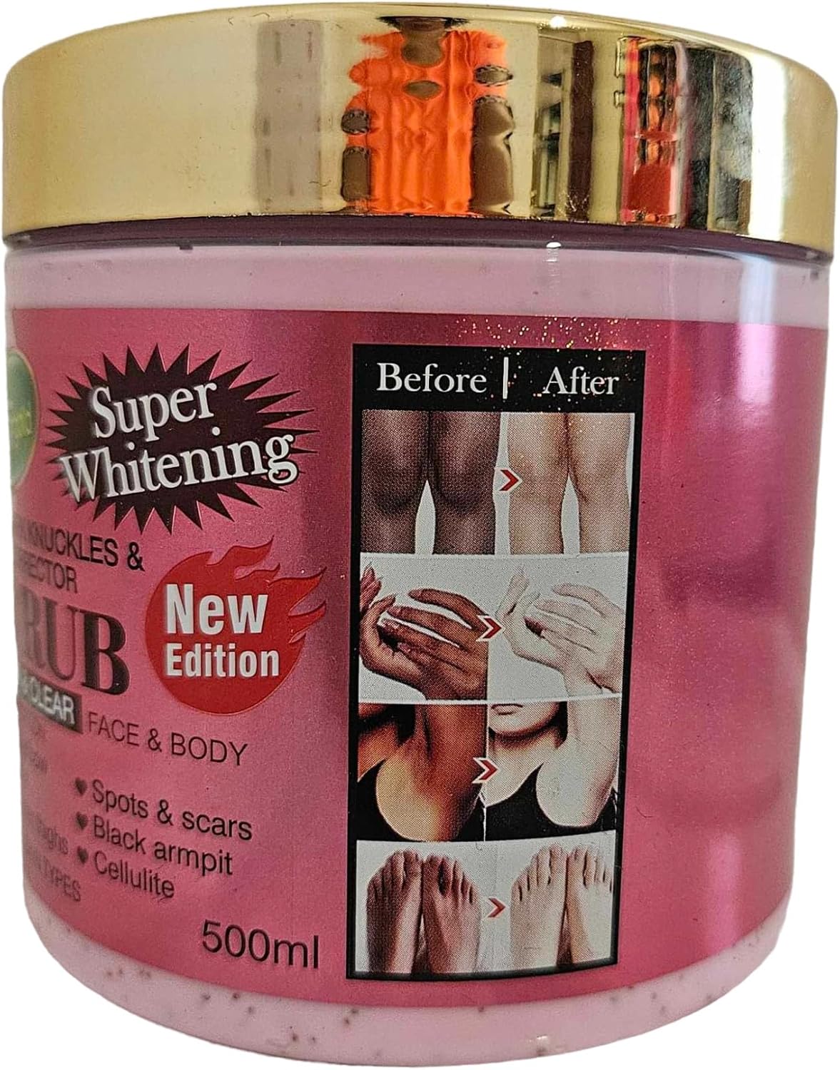Veet Gold Anti Dark Knuckles and Skin Corrector Scrub (600g)