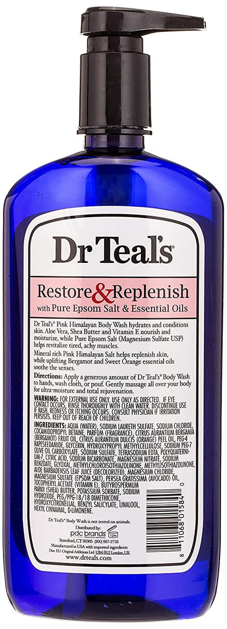 Dr Teal’s Pink Himalayan Body Wash, Restore & Replenish