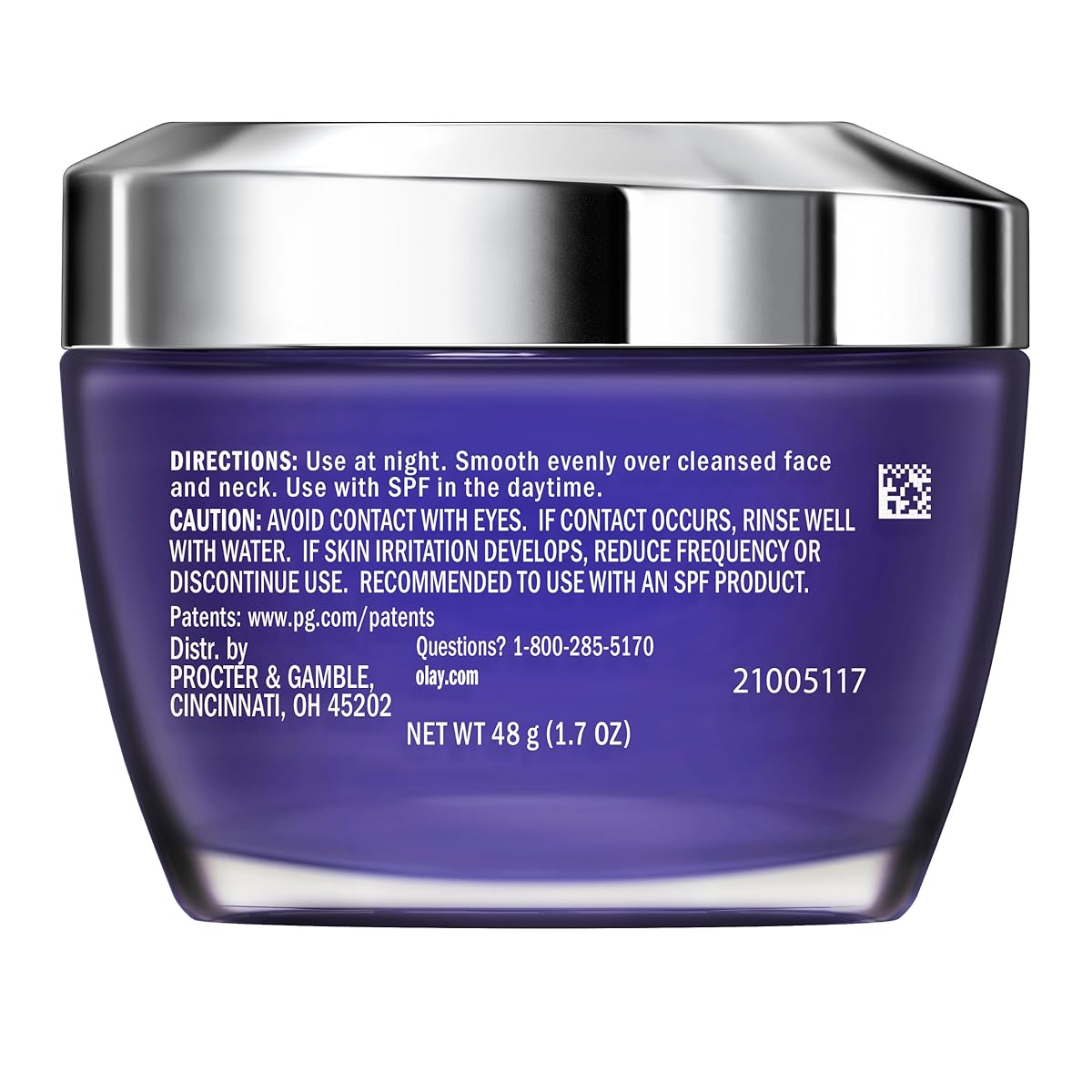 Olay Retinol Face Moisturizer, 24 MAX Anti-Aging Night Cream