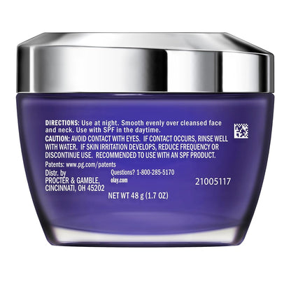 Olay Retinol Face Moisturizer, 24 MAX Anti-Aging Night Cream