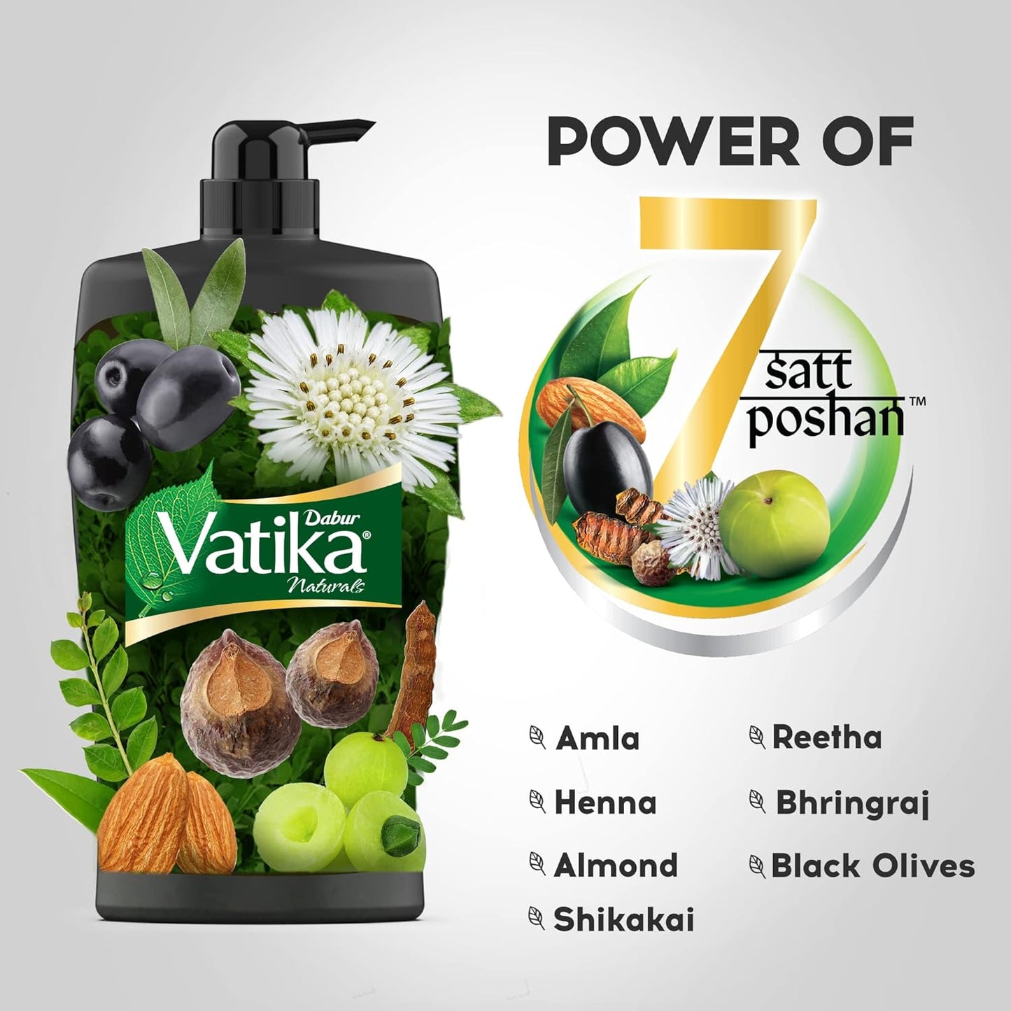 Dabur Vatika Amla Long & Black Shampoo