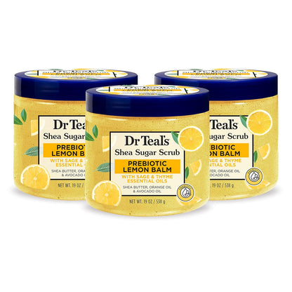 Dr Teal’s Shea Sugar Scrub with Prebiotic Lemon Balm
