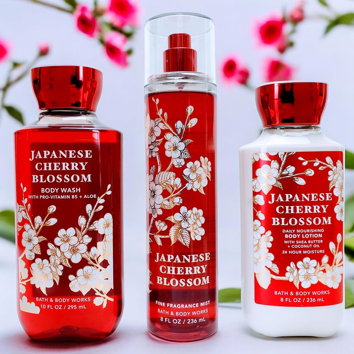 Bath & Body Works Japanese Cherry Blossom Set
