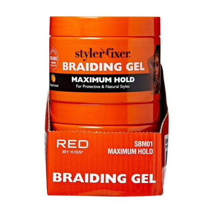 KISS Styler Fixer Braiding Gel – Maximum Hold