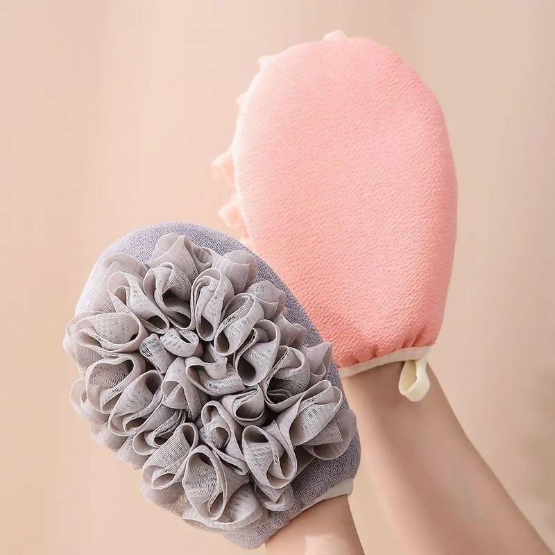 2in1 Exfoliating gloves