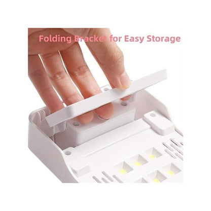 2-IN-1 Nail Arm Rest Hand Pillow Cushion UV LED Nail Lamp