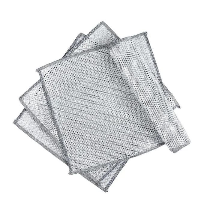 10Pcs Wire Dishwashing Rags Multipurpose Cleaning Rags