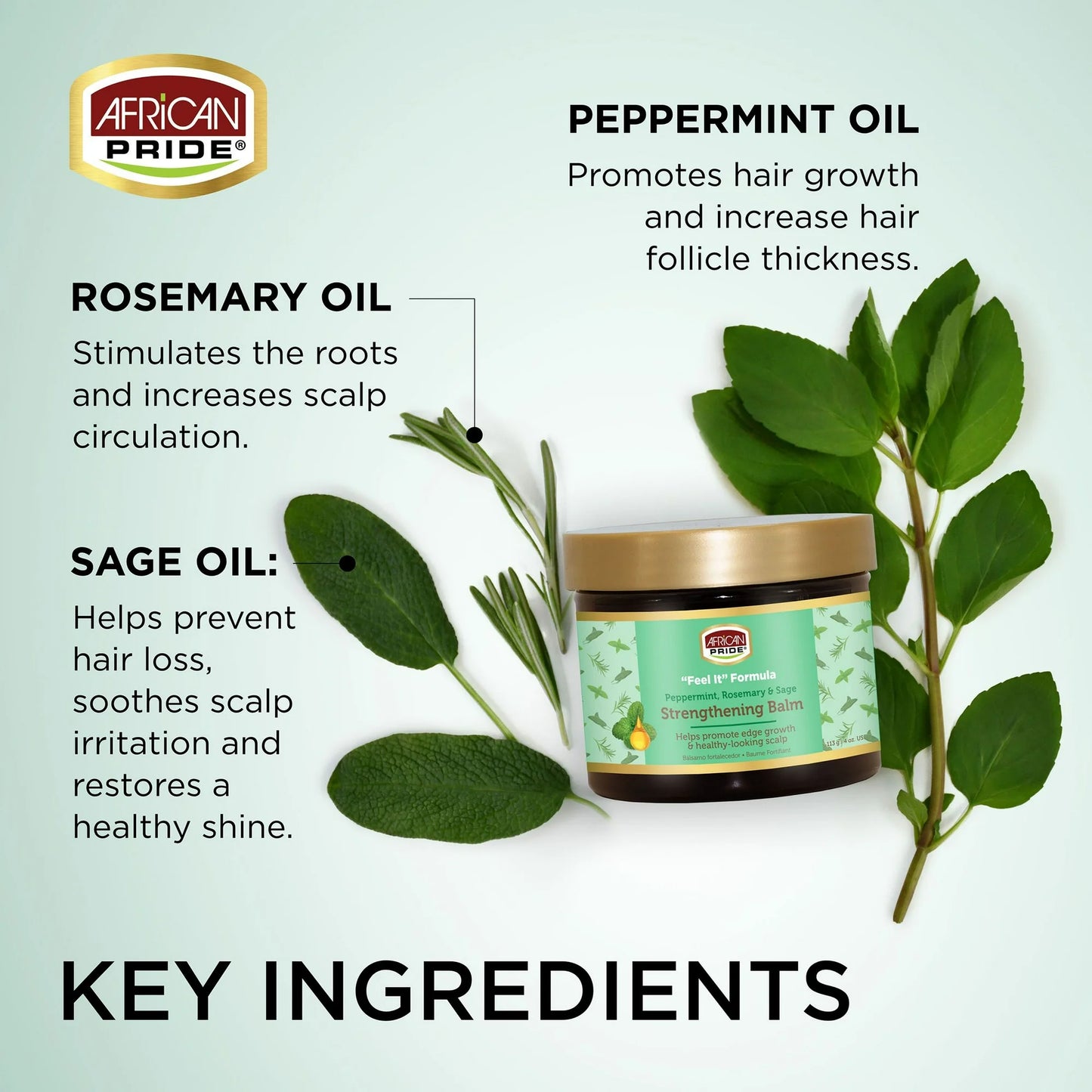 African Pride Feel It Formula Strengthening Balm