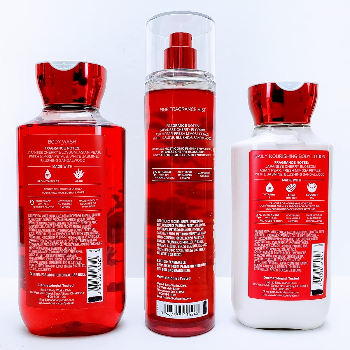 Bath & Body Works Japanese Cherry Blossom Set
