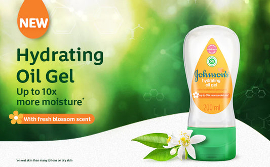 Johnson’s Baby Oil Gel with Fresh Blossom Scent – 200ml