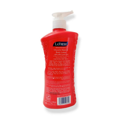 La Fresh Glycerin Hand & Body Lotion 550ml