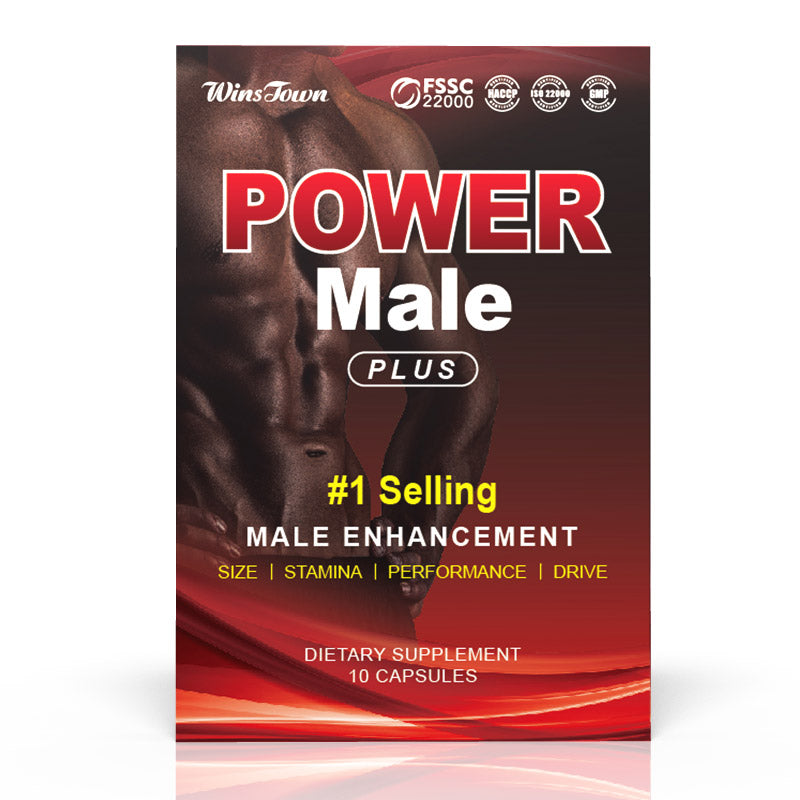 Winstown Power Male Plus – Male Enhancement Dietary Supplement (10 Capsules)
