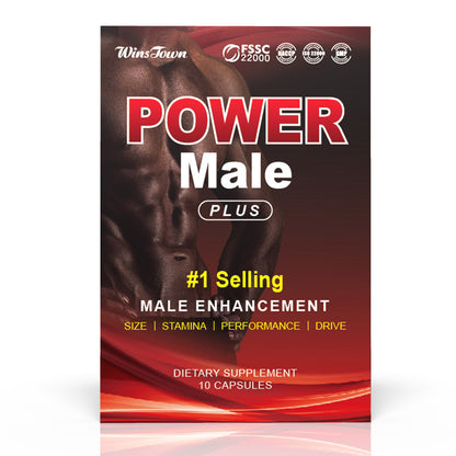 Winstown Power Male Plus – Male Enhancement Dietary Supplement (10 Capsules)