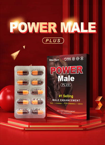 Winstown Power Male Plus – Male Enhancement Dietary Supplement (10 Capsules)